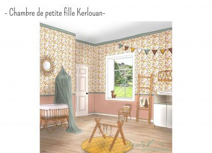 Chambre petite fille Kerlouan